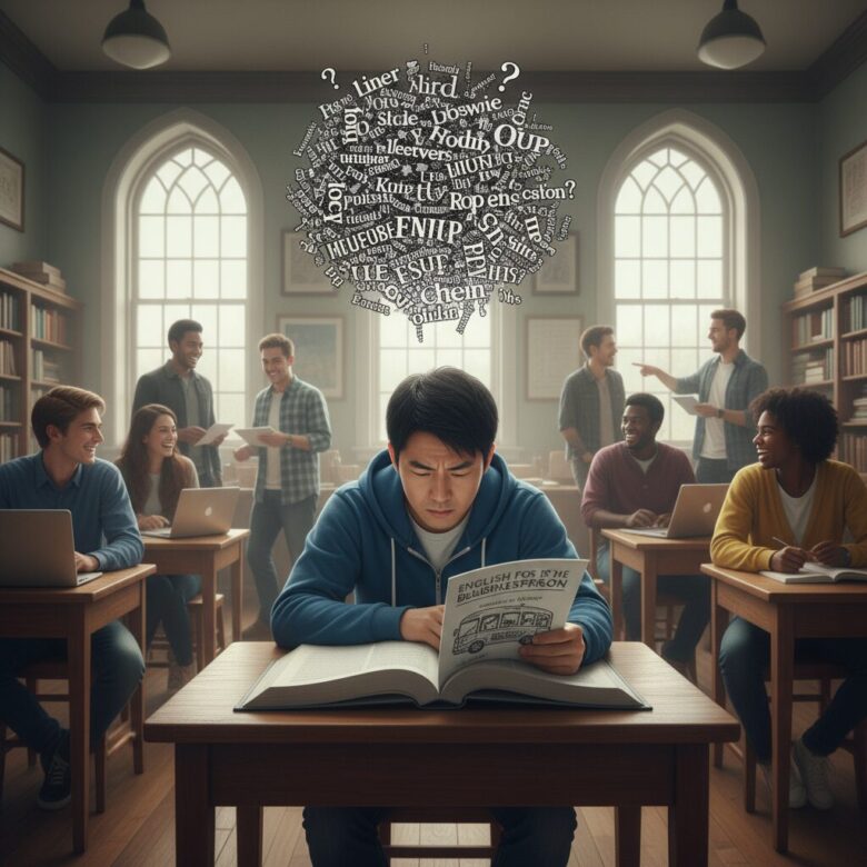 河野太郎氏がアメリカ留学で経験した「英語学習の挫折」。教室で一人、苦悩するアジア人学生の姿。